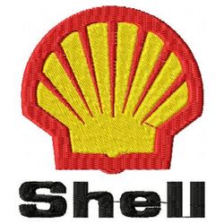 shell logo embroidery design, car design, embroidered shirt, logo design, cars embroidery, digital download