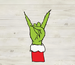 grinch peace sign hand svg, grinch hand svg, christmas grinch svg png dxf