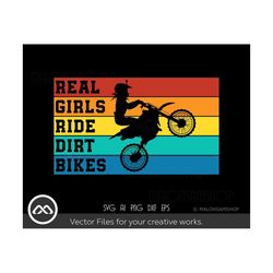motorcross svg real girls  - motorcycle svg, motorbike svg, motorcycle clipart, motorcycle cut file for lover