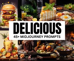 midjourney food prompts cute food ai guide watercolor delicious food easy customizable midjourney prompts food clip arts