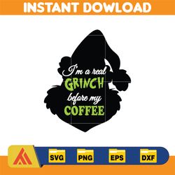 grinch svg, grinch christmas svg, grinch face svg, grinch hand svg, clipart cricut vector cut file, instant download (33