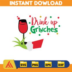 grinch svg, grinch christmas svg, grinch face svg, grinch hand svg, clipart cricut vector cut file, instant download (34