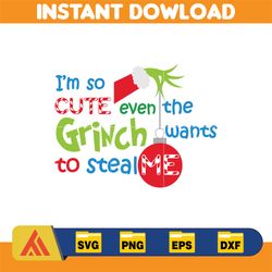 grinch svg, grinch christmas svg, grinch face svg, grinch hand svg, clipart cricut vector cut file, instant download (34