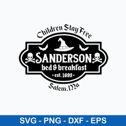 children stay tree saderson bed breakfast est 1693 svg, hocus pocus svg, png dxf eps file