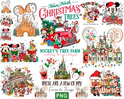 mickey friends merry christmas png bundle