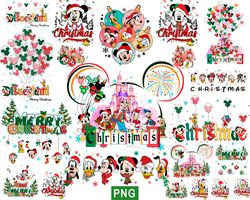 disney mouse christmas holiday season png bundle