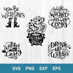 bundle mega halloween svg, witch svg, halloween quotes svg, halloween svg, png dxf eps file