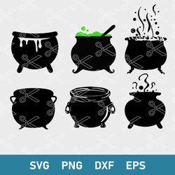 cauldron bundle svg, cauldron svg, witch cauldron svg, halloween cauldron svg, png dxf eps digital file