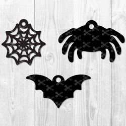 halloween earrings bundle svg, halloween earrings svg, spider svgm bat svg, png dxf file