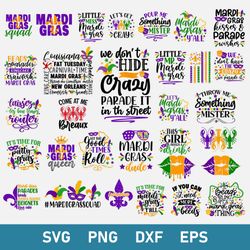 huge mardi gras bundle svg, mardi gras svg, mardi gras quotes svg, png dxf eps digital file