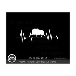 hog hunting svg heartbeat - hog hunting svg, hunting svg, deer hunting svg for lovers