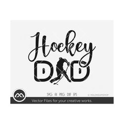 hockey svg dad - hockey svg, hockey clipart, hockey player svg, hockey cut file, cricut for lovers