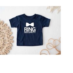 ring security shirt, wedding boys shirt, wedding shirt, ring bearer shirt, matching ring security shirt, wedding party s