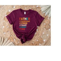 father checklist shirt, father's day shirt, dada shirt, dad shirt, daddy shirt, father's day, husband gift, father's day