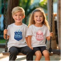 petal patrol shirt, ring security shirt, wedding shirt, ring bearer shirt, flower girl wedding party shirt, flower girl