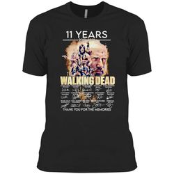 11 years 2010 2021 the walking dead thank you for the memories shirt