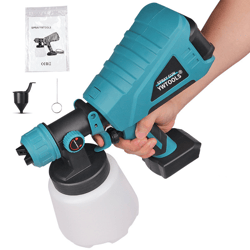 portable wireless latex paint spray tool