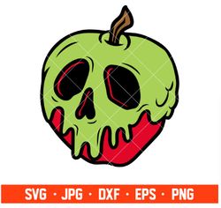 product poison apple svg halloween svg evil queen svg skull svg cricut silhouette vector cut file