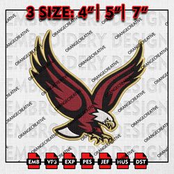 boston college logo embroidery files, ncaa embroidery designs, boston college eagles machine embroidery, ncaa design