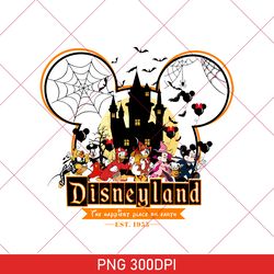 retro disneyland est. 1955 halloween png, 2 sided disney halloween png, oogie boogie bash party png, disney halloween