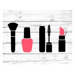 makeup svg bundle lipstick svg mascara svg nail polish svg makeup brush svg primping svg makeup artist svg for cricut si