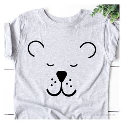 bear face svg bear svg cute bear svg cut file cub svg baby bear face svg bear svg for cricut & silhouette bear face png