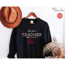 teacher vibe for 3rd grade teacher sweatshirt teacher life gift for teacher appreciation gift teacher shirt new teacher