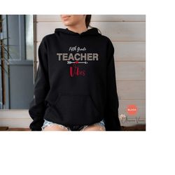 teacher vibe for 5th grade teacher hoodie teacher life gift for teacher appreciation gift teacher shirt new teacher gift