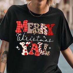 merry christmas yall shirt, christmas family shirt, holiday shirt, ugly shirt, holiday shirt, cute christmas tee 2023