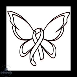 breast cancer coloring pages butterfly