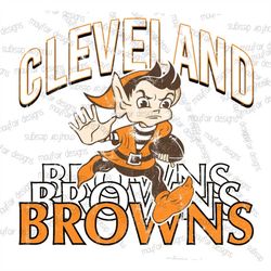 cleveland brownie the running elf-distressed