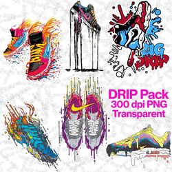 drip pack -sneaker swoosh drip sports brand