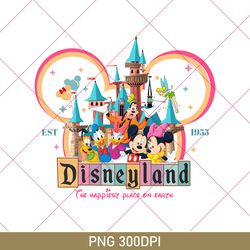 vintage disneyland est 1955 png, disneyland family png, disney trip png, disneyland png, disney vacation png 300dpi