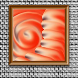 digital wall abstract poster