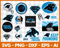 carolina panthers svg , football team svg, cricut, digital download ,team nfl svg 06