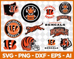 cincinnati bengals svg , football team svg, cricut, digital download ,team nfl svg 08