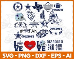 dallas cowboys svg , football team svg, cricut, digital download ,team nfl svg 10