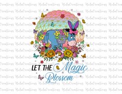 let the magic blossom png, magic blossom png, cute mouse png, flower and garden festival png, family vacation shirt png