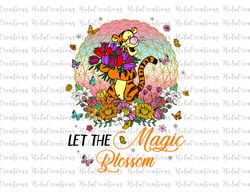 let the magic blossom png, magic blossom png, cute mouse png, flower and garden festival png, family vacation shirt png