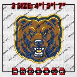 UC Riverside Highlanders Logo Embroidery file, NCAA Embroidery Design, Machine Embroidery, NCAA Design