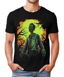 zombie life halloween mens graphic tee premium short sleeve shirt