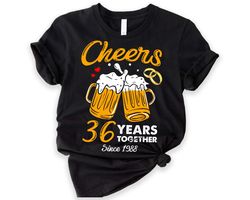 custom anniversary shirt, custom anniversary gift,anniversary gift wife,36th anniversary personalized wedding shirt,coup