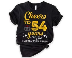 custom anniversary shirt, custom anniversary gift,anniversary gift wife,54th anniversary personalized wedding shirt,coup