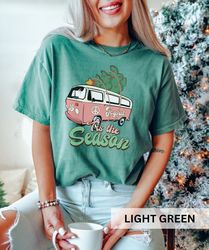 tis the season christmas shirt, hippie christmas, camping shirt, holiday season, christmas tshirt, cute chritmas tee, ch