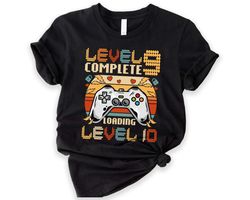 9th wedding anniversary gift for husband wife, personalization level 9 complete, 9 year anniversary gift for gamer, retr