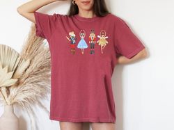 comfort colors nutcracker crew ballet shirt, cute christmas shirt, sugar plum fairy shirt, happy christmas t-shirt, nutc