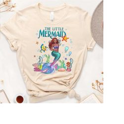 Little Mermaid Shirt, Black Ariel Shirt, Black Girl Magic Shirt, Black Queen Shirt, Black Mermaid Shirt, Live Action Lit