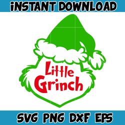 grinch svg, grinch christmas svg, grinch face svg, grinch hand svg, clipart cricut vector cut file, instant download (40