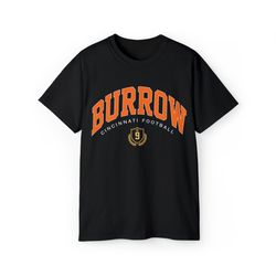 joe burrow unisex football shirt, joe burrow shirt, football fan shirt, gift for girlfriend or wife, cincinnati shirt