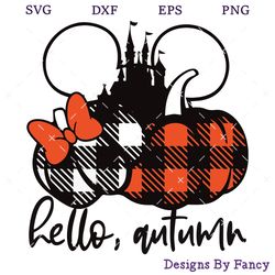 hello, autumn svg, disney fall svg, pumpkin fall svg